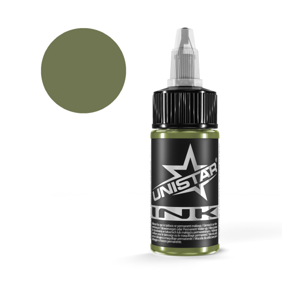Olive - UNISTAR INK - 30 ml - Colore Tattoo REACH