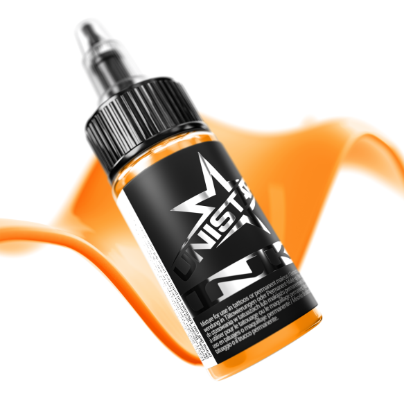 Orange - UNISTAR INK - 30 ml - Colore Tattoo REACH