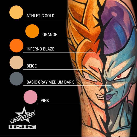 Orange - UNISTAR INK - 30 ml - Colore Tattoo REACH