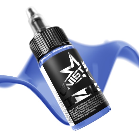 Process Blue - UNISTAR INK - 30 ml - Colore Tattoo REACH