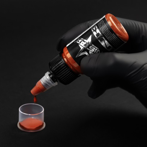 Red Orange - UNISTAR INK - 30 ml - Colore Tattoo REACH