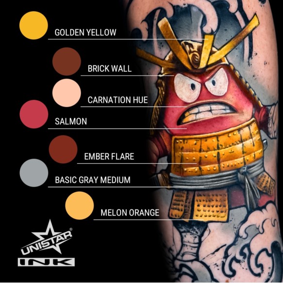 Salmon - UNISTAR INK - 30 ml - Colore Tattoo REACH