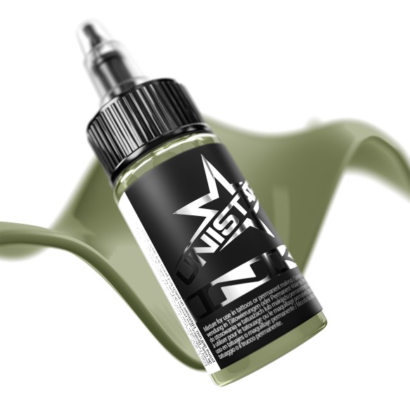 Soft Pale Green - UNISTAR INK - 30 ml - Colore Tattoo REACH