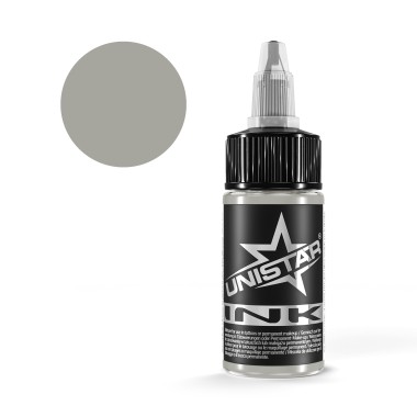 Solid Gray -1 - UNISTAR INK - 30 ml - Colore Tattoo REACH 2