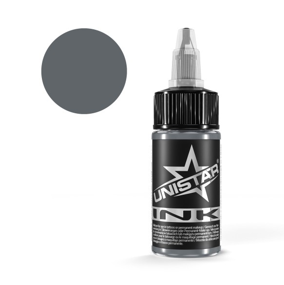 Solid Gray -3 - UNISTAR INK - 30 ml - Colore Tattoo REACH