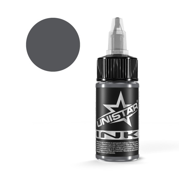 Solid Gray -4 - UNISTAR INK - 30 ml - Colore Tattoo REACH
