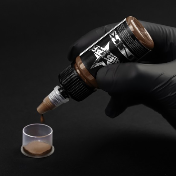 Tobacco Brown - UNISTAR INK - 30 ml - Colore Tattoo REACH