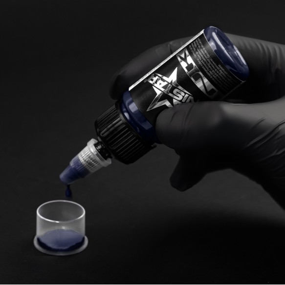 Top Basic Dark Blue - UNISTAR INK - 30 ml - Colore Tattoo REACH