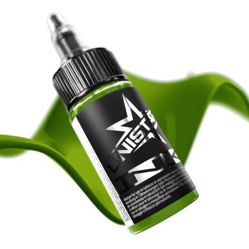 Top Basic Green Dark - UNISTAR INK - 30 ml - Colore Tattoo REACH