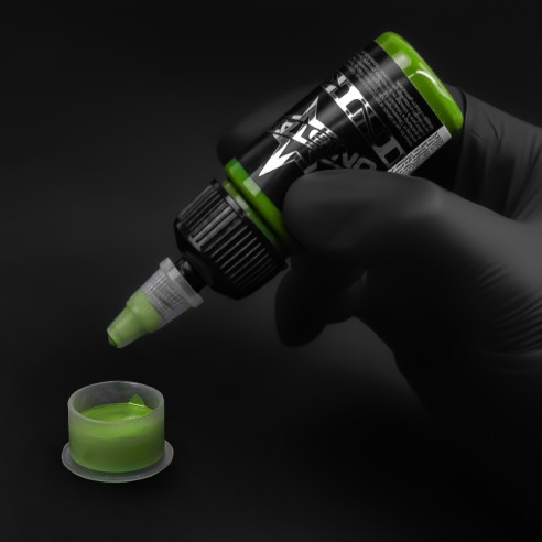 Top Basic Green Dark - UNISTAR INK - 30 ml - Colore Tattoo REACH