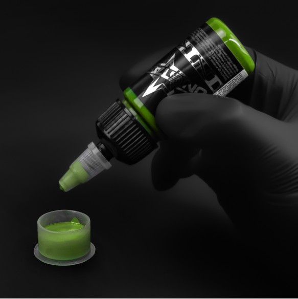 Top Basic Green Dark - UNISTAR INK - 30 ml - Colore Tattoo REACH
