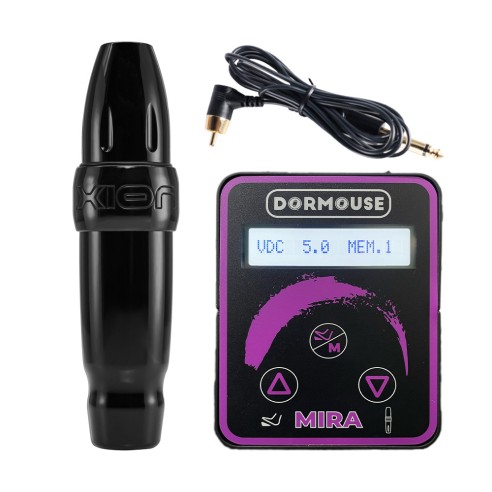 Kit Xion S + Dormouse Mira Power Supply + Cavo - Kit Dermografo PMU