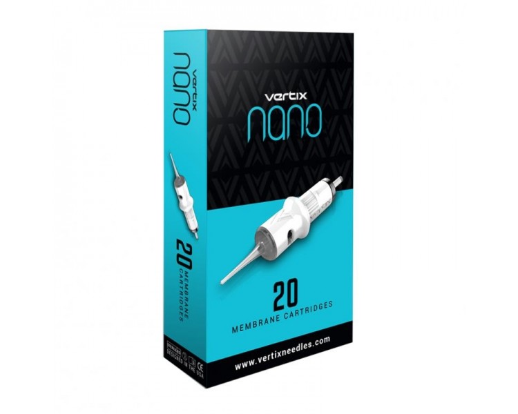 03 RS (Round Shader) 0,25mm - Cartucce Vertix NANO - Aghi PMU - 20pz. vertix 03 RS (Round Shader) 0,25mm - Cartucce Vertix NANO - Aghi PMU - 20pz. vertix