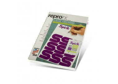 Carta Spirit Ectografica per Stencil a Mano Libera - Viola - 10pz. spirit