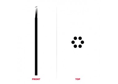 Lame 19 SLOPE ROUND per Microblading - MiaOpera - 10pz. miaopera