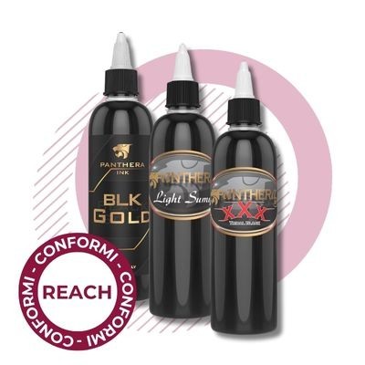 Panthera Black Ink - Conformi REACH per Tatuaggi | MakeUp Supply